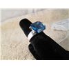 Image 1 : STERLING & 7 CT. BLUE TOPAZ LADIES RING
