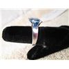 Image 3 : STERLING & 7 CT. BLUE TOPAZ LADIES RING