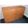 Image 1 : 2 TEKNION 3 DRAWER LATERAL FILE CABINETS
