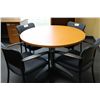Image 1 : CHERRY ROUND CONFERENCE TABLE