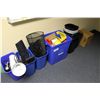 Image 1 : ASSORTED OFFICE SUPPLIES, GARBAGE CANS, ETC