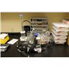 Image 1 : LOT OF MISC BEAKERS, VIALS NAD CLAMPS
