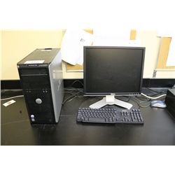 DELL OPTIPLEX 745 COMPUTER WITH FLAT PANEL MONITOR