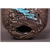 Image 8 : Native American Antique Silver & Turquoise Lighter with