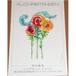 Signed RJ Christensen Poster