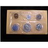 Image 1 : 1960 ORIGINAL SILVER MINT SET SMALL DATE