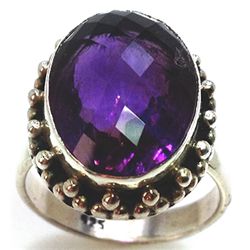 Sterling Silver .925 Amethyst Ring