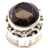 Image 1 : Sterling Silver .925 Smokey Quartz Ring