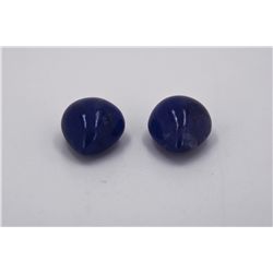 Natural Cabochon Tanzanite 67.34cttw Pair