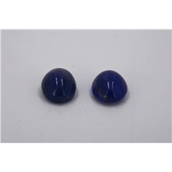 Natural Cabochon Tanzanite 51.06cttw Pair