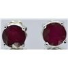 Image 1 : Ruby Stud Earrings