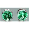 Image 1 : Emerald Stud Earrings