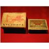 Image 2 : VINTAGE WOODEN SAFETY MATCHES BOX VICTORIA CHARIOT HORSES MADE IN USA