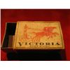 Image 3 : VINTAGE WOODEN SAFETY MATCHES BOX VICTORIA CHARIOT HORSES MADE IN USA