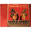 Image 6 : LEON & EDDIE'S CLUB MATCHCOVER MATCHBOOK NEW YORK NY