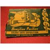 Image 3 : VINTAGE BRAZILIAN PAVILION MATCHBOOK COVER ""GOLDEN GATE EXPOSITION"" SAN FRANSICO DRINKS”