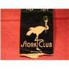 Image 3 : VINTAGE STORK CLUB MATCHBOOK COVER N.Y.C.