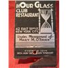 Image 4 : VINTAGE MATCHBOOK COVER HOUR GLASS RESTAURANT NEW YORK CITY