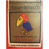 Image 2 : VINTAGE MATCHBOOK COVER MOSBY HOTEL HOTEL JAYHAWK TOPEKA KANSAS