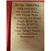 Image 4 : VINTAGE MATCHBOOK COVER HOTEL ADELPHIA PHILADELPHIA 400 ROOMS 400 BATHS