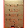 Image 3 : VITNAGE MATCHBOOK COVER THE SAVOY PLAZA, PLAZA COPLEY PLAZA, NATIONAL HOTEL OF CUBA HAVANA