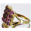 Image 2 : 14kt Pink Tourmaline Bubble Ring