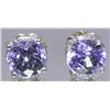 Image 1 : Amethyst Stud Earrings