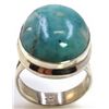 Image 1 : Sterling Silver .925 Turquoise color Ring