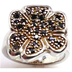 Sterling Silver .925 Flower Ring