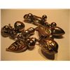 Image 2 : COSTUME JEWELRY SILVER TONE LEAF & ACORN BRACELET