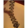 Image 4 : COSTUME JEWELRY GOLD TONE BRACELET LEAF DESIGN