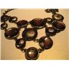 Image 4 : COSTUME JEWELRY, JEWELED PEARL BLACK FACETED RINESTONES