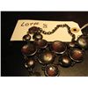 Image 7 : COSTUME JEWELRY, JEWELED PEARL BLACK FACETED RINESTONES