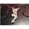 Image 2 : COSTUME JEWELRY FASHION NECKLACE TINKER BELL SILVER TONE