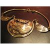 Image 1 : COSTUME JEWELRY ARTISAN NECKLACE SILVER TONE COPPER DESIGN
