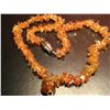 Image 1 : COSTUME JEWELRY VINTAGE BEADED AMBER ARTISAN NECKLACE