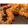 Image 3 : COSTUME JEWELRY VINTAGE BEADED AMBER ARTISAN NECKLACE