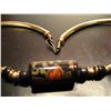 Image 4 : COSTUME JEWELRY SILVER TONE WITH CENTERED COLORED BEAD