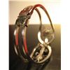 Image 3 : COSTUME JEWELRY RHINESTONE CUFF BRACELET SILVER TONE