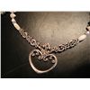 Image 2 : COSTUME JEWELRY FRESH WATER PEARL NECLACE WITH SILVER TONE HEART PENDANT