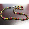Image 4 : COSTUME JEWELRY ARTISAN BEADED GLASS NECKLACE