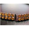 Image 2 : COSTUME JEWELRY YELLOW RHINESTONE CHOKER NECKLACE