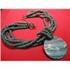 Image 1 : COSTUME JEWELRY ARTISAN STYLE BEADED TURQUOISE COLORED NECKLACE