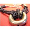 Image 2 : COSTUME JEWELRY BLACK BEADED ARTISAN STYLE NECKLACE