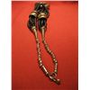 Image 3 : COSTUME JEWELRY BLACK BEADED ARTISAN STYLE NECKLACE