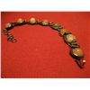 Image 2 : COSTUME JEWELRY BEADED SILVER TONE BRACELET