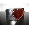 Image 1 : COSTUME JEWELRY FASHION CUFF BRACELET WITH HEART