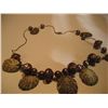 Image 1 : COSTUME JEWELRY ARTISAN CRAFTED SHELL & BEADED NECKLACE