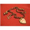 Image 1 : COSTUME JEWELRY SILVER TONE CHARM BRACELET
