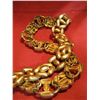 Image 3 : COSTUME JEWELRY GOLD TONE VINTAGE NECKLACE
